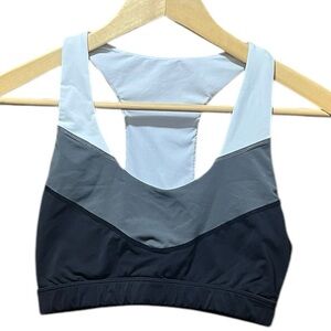 Glyder Exoflex Full Force sports bra Gray White Black Size Medium
